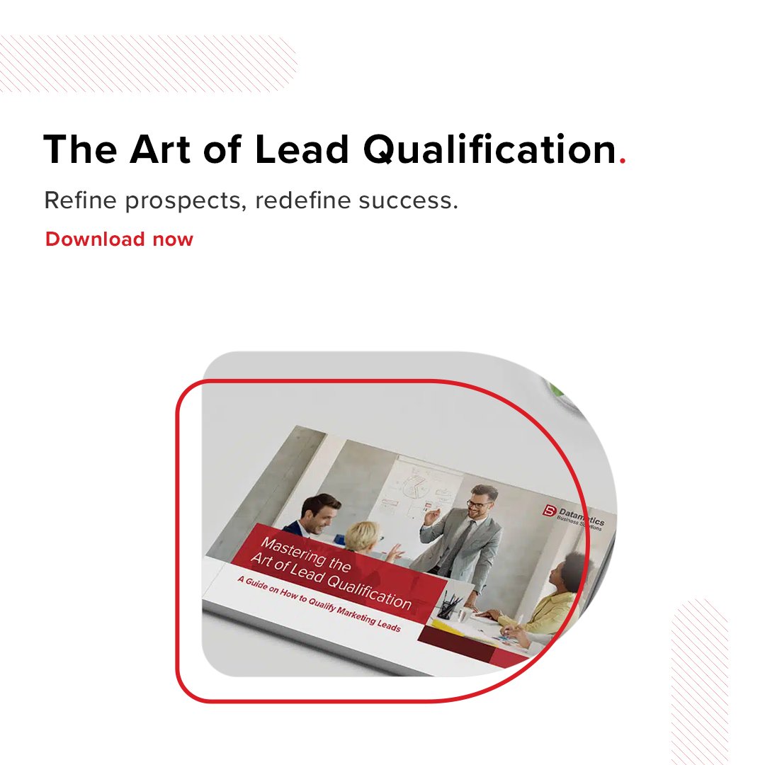 Are you tired of wasting your precious time on unqualified leads? If yes, then this eBook on efficient #leadqualification process is all you need.: bit.ly/4b7yc5i  
 
#leadgeneration #demandgenservices #leadqualification #leadnurturing