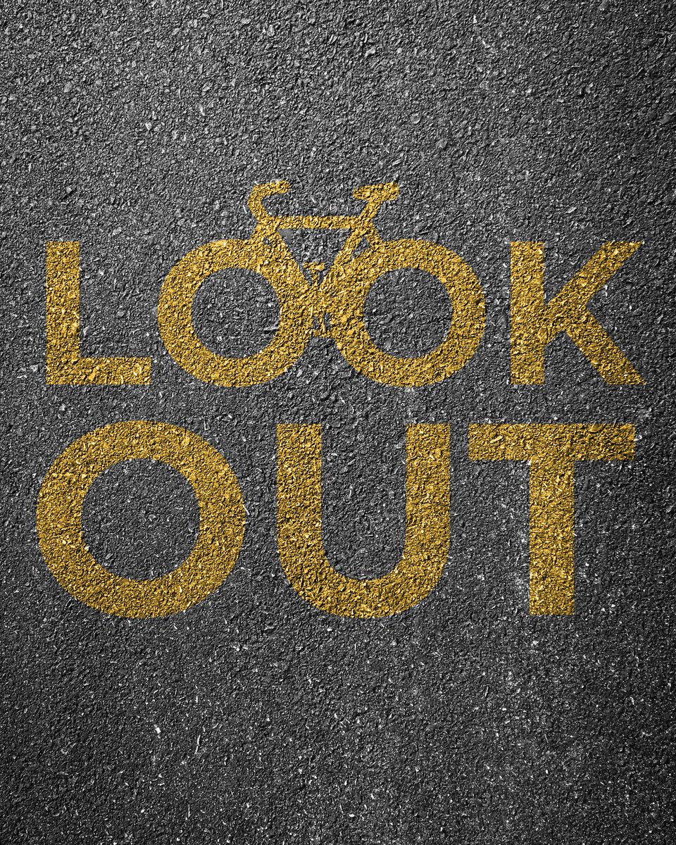 Look out for people on bicycles!
