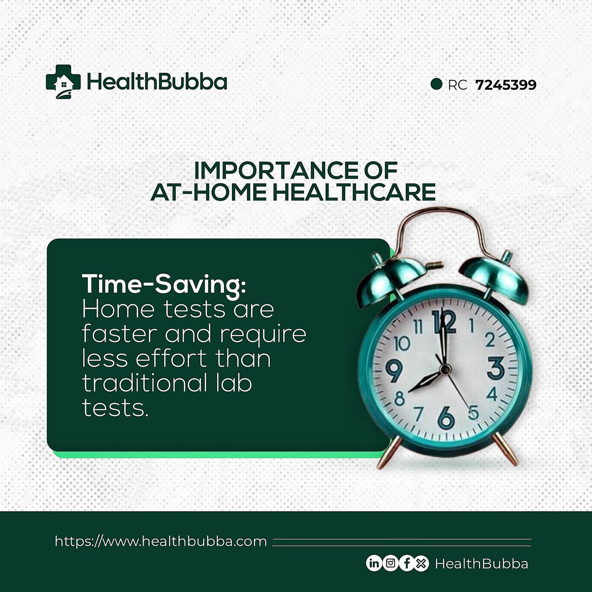 At-home health testing offers patients convenience, time- Saving and regular monitoring.

Something exciting is coming soon

#anticipate
#healthinnovation
#healthcare
#athomehealthcare
#testathome