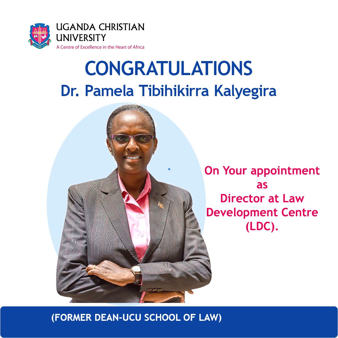 Congratulations, @DirectorLDC! We continue to celebrate your distinguished and inspirational contribution to higher education in Uganda. Wishing you the very best as you embark on your service at the Law Development Centre.