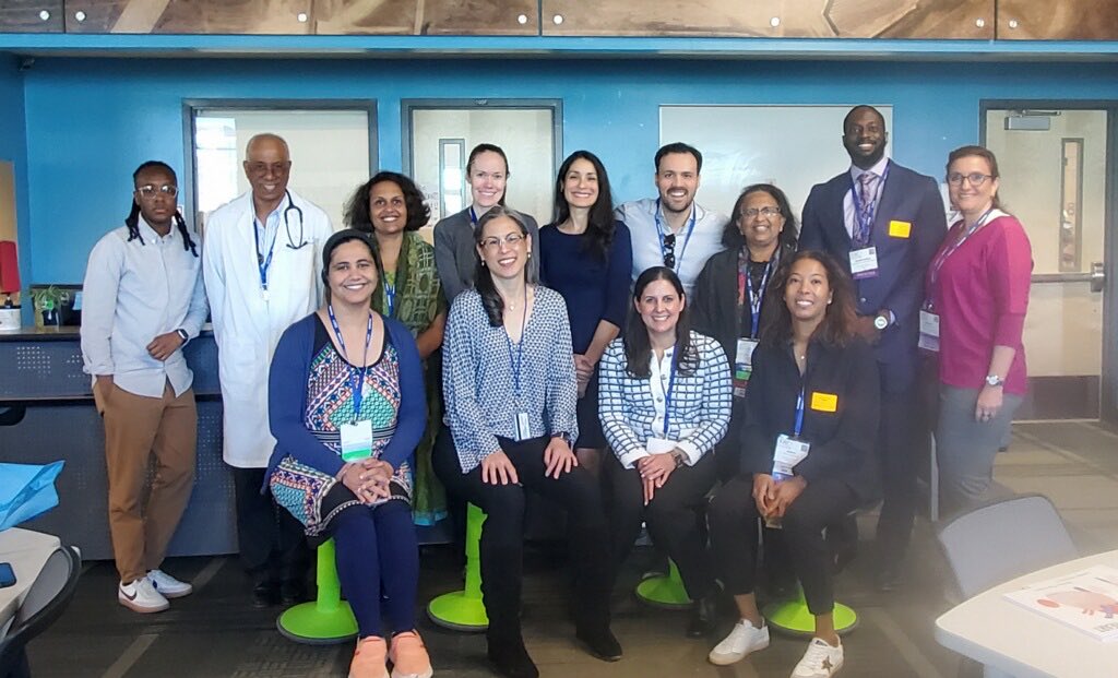 Thankful 🙏 to this awesome team of ⁦@SOAPHQ⁩ D&I cmte volunteers for wonderful visit to Northfield High School 🏫 in Denver. ⁦⁦@JenDominguezMD⁩ our amazing leader organized a tremendous intro experience to #OBAnes and health careers. ⁦⁦