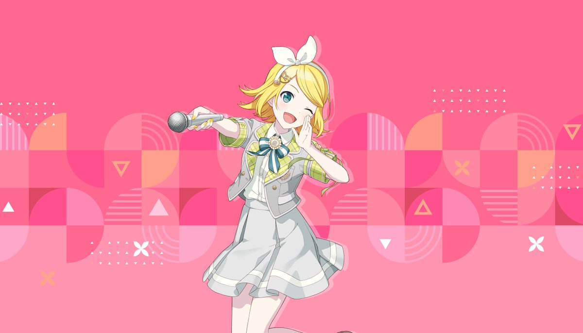 [A Mysterious Path Discovered!?] Event 2★ Kagamine Rin (MORE MORE JUMP!) Type: Cute Max Stat: Performance - 16973 Max Skill: A Game of Spot the Difference in the Flower Garden? - 50% score boost for 5 seconds