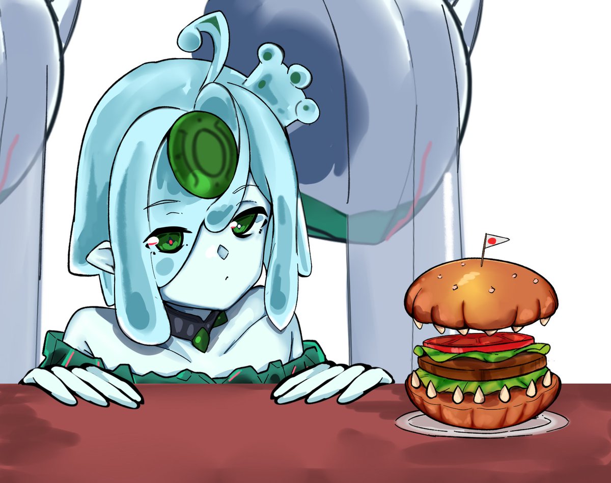 Icejade Gymir Aegirine orders a Hungry Burger.

#YuGiOh #遊戯王OCG #OCGファンアート