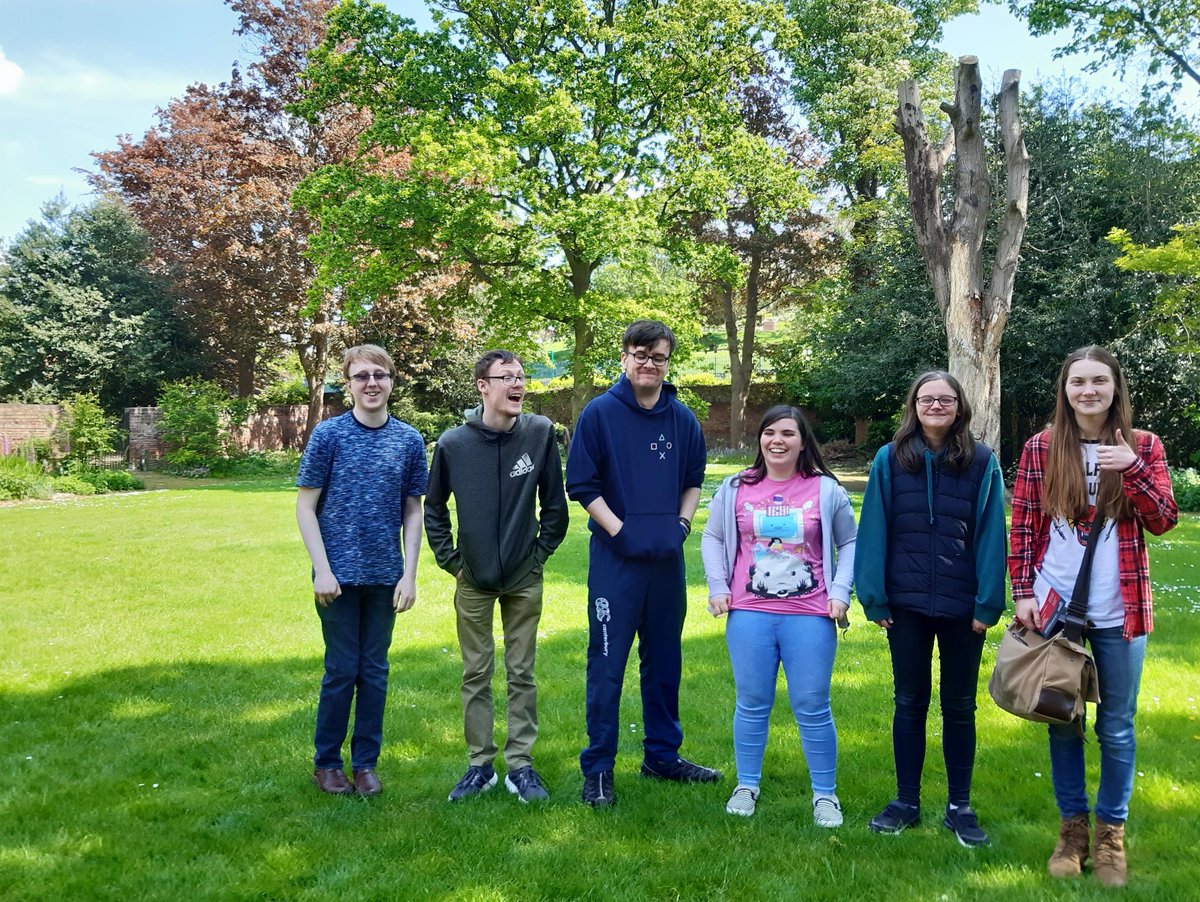 Group 1 enjoyed a sunny afternoon at The Commandery @worcestermuseum. These guys have had exams & interviews lately so it was a nice way to de-stress & one of the best things about this cohort has been witnessing the friendships formed in this group! #mencap #supportedinternship