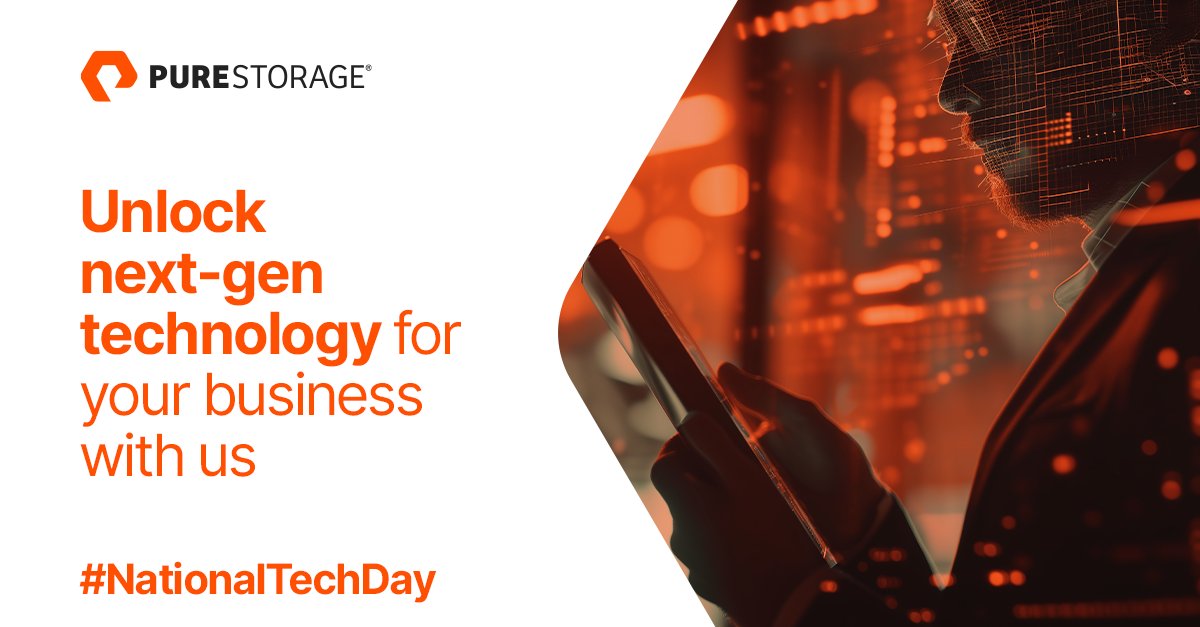 On #NationalTechDay, we honor the powerful impact of technological advancements in propelling businesses worldwide. With our innovative storage solutions, we aim to fuel enterprises to become more #datacentric, seamlessly connected, secure, & efficient than ever before.