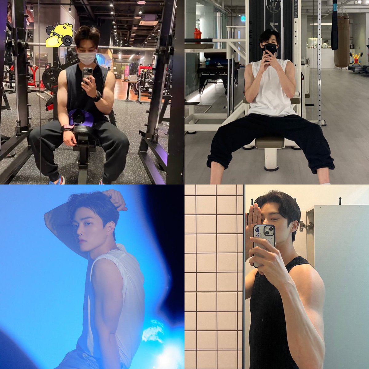 #SongKang and #ByeonWooSeok can be gym buddies look at that arms that biceps they can carry me anywhere they want🫠🫠