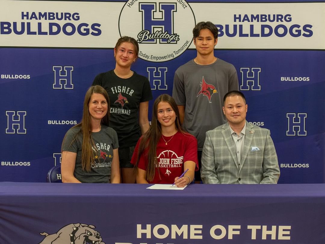 We are so proud of <a href="/leahkhuu/">Leah Khuu</a> as she officially signs to play at the next level. <a href="/SJFWBB/">SJF Women’s Basketball</a> is getting a great one! #welovedher1st