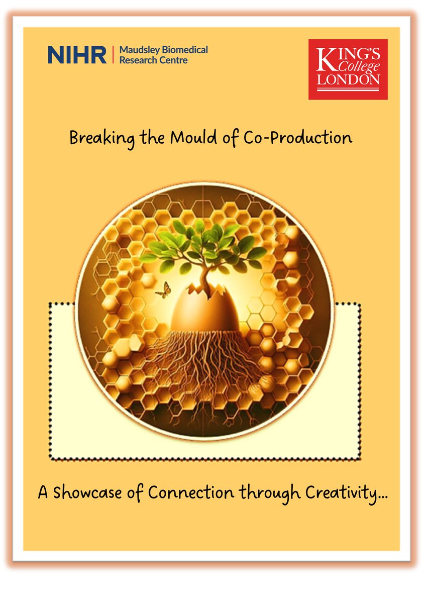 Dr Clem Edwards (@clemedwards) on Twitter photo 📢 Excited to share an invitation to an interactive drop-in showcase and learning event, sharing creative ways to involve people with lived experience in research and education.
Register here: eventbrite.co.uk/e/breaking-the…. <a href="/McPinFoundation/">The McPin Foundation</a> <a href="/KingsIoPPN/">Institute of Psychiatry, Psychology & Neuroscience</a> 📢 Excited to share an invitation to an interactive drop-in showcase and learning event, sharing creative ways to involve people with lived experience in research and education.
Register here: eventbrite.co.uk/e/breaking-the…. <a href="/McPinFoundation/">The McPin Foundation</a> <a href="/KingsIoPPN/">Institute of Psychiatry, Psychology & Neuroscience</a>