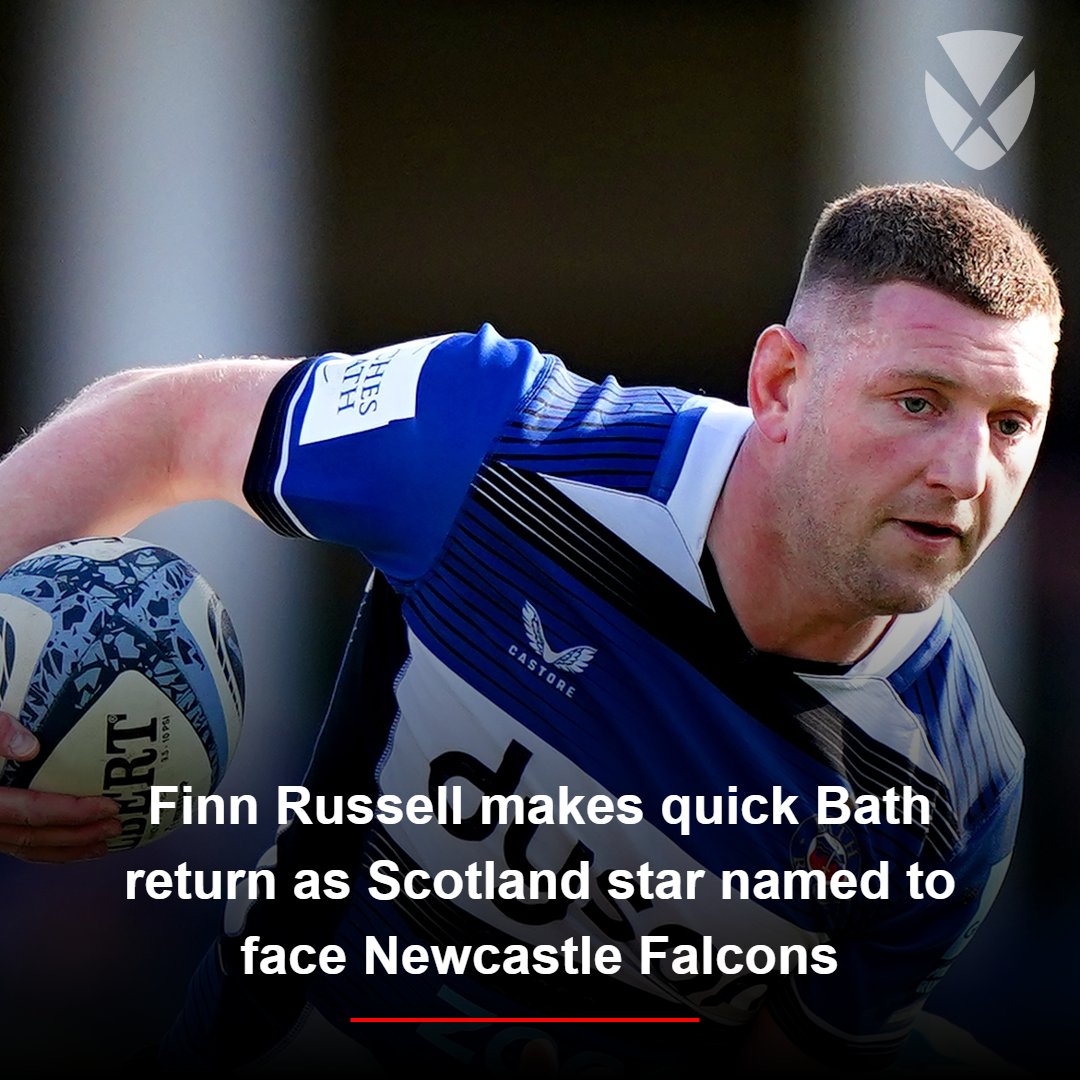 Finn Russell makes quick recovery from groin injury to return to Bath team 👏 Read More 👉 shorturl.at/anOT1