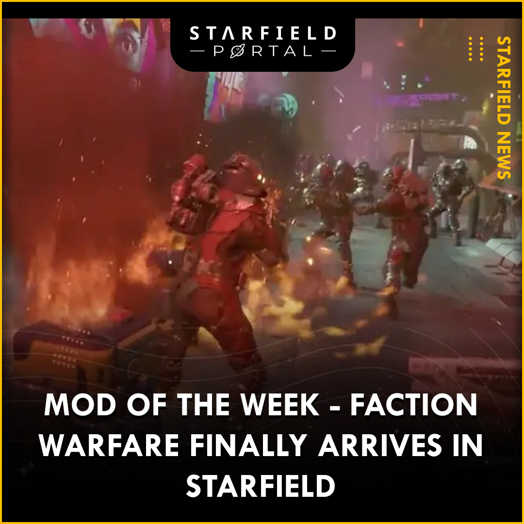 Who’s been itching to watch the Ecliptic fight the Crimson Fleet in #Starfield ?
Read the full story here: starfieldportal.com/article/new-st…

#Xbox #Bethesda #ToddHoward #Epic #Scifi #Mods