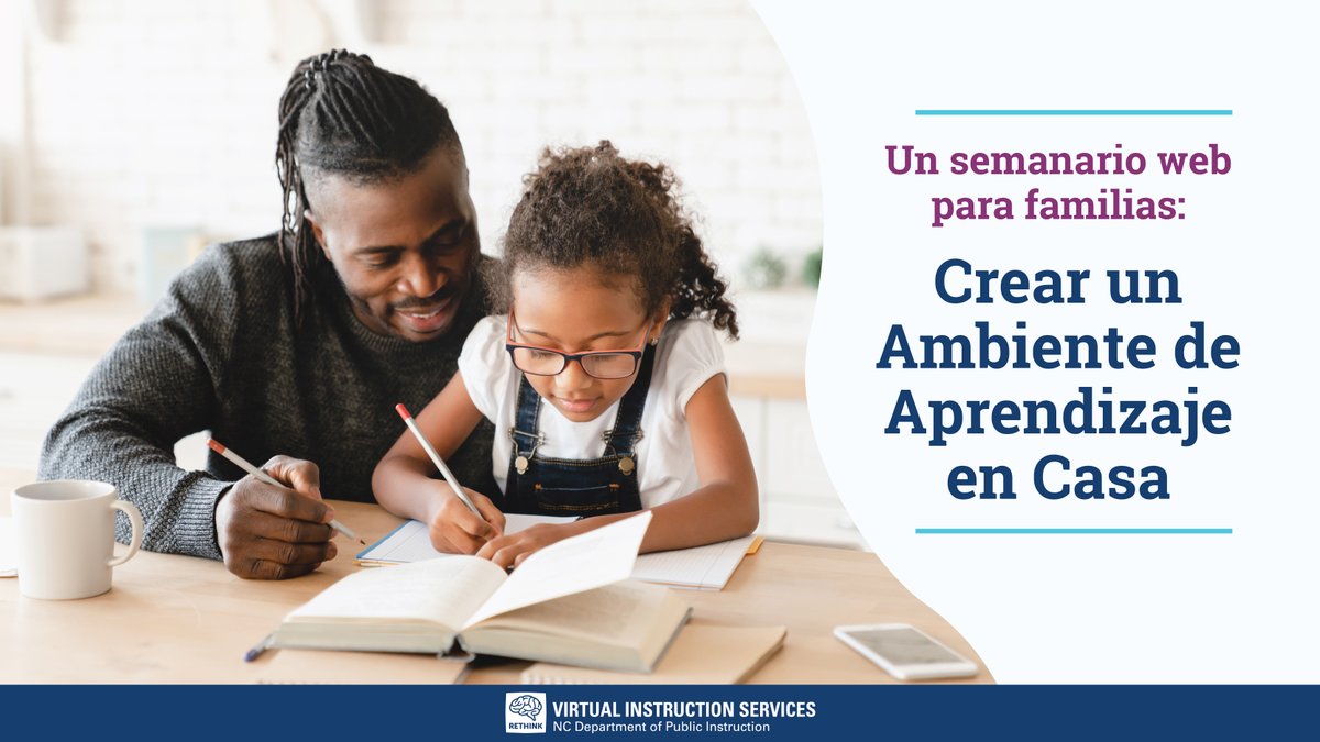 Sometimes #BlendedLearning requires students to do more schoolwork from home. 🏡🏙️ We recorded our #Spanish language webinar for parents/caregivers on how they can create a healthy learning environment at home. It's a great resource for families! bit.ly/3Utw9S2