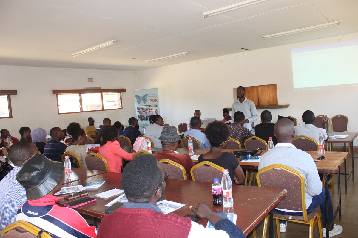 Our Data Manager <a href="/JacobSaikolo/">JACOB SAIKOLO</a> is today delivering a presentation on Data Protection and Safeguarding. In his presentation, <a href="/JacobSaikolo/">JACOB SAIKOLO</a> is emphasizing on <a href="/IPORMalawi/">IPOR Malawi</a>'s commitment to ethical research that guarantees privacy, entrenches trust and preserves integrity.