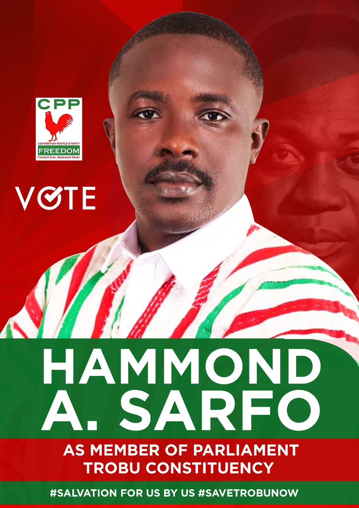 TheCPPghana's tweet photo. It’s official! We going for #TROBU @iamhammonds https://t.co/oMEaPKYzon