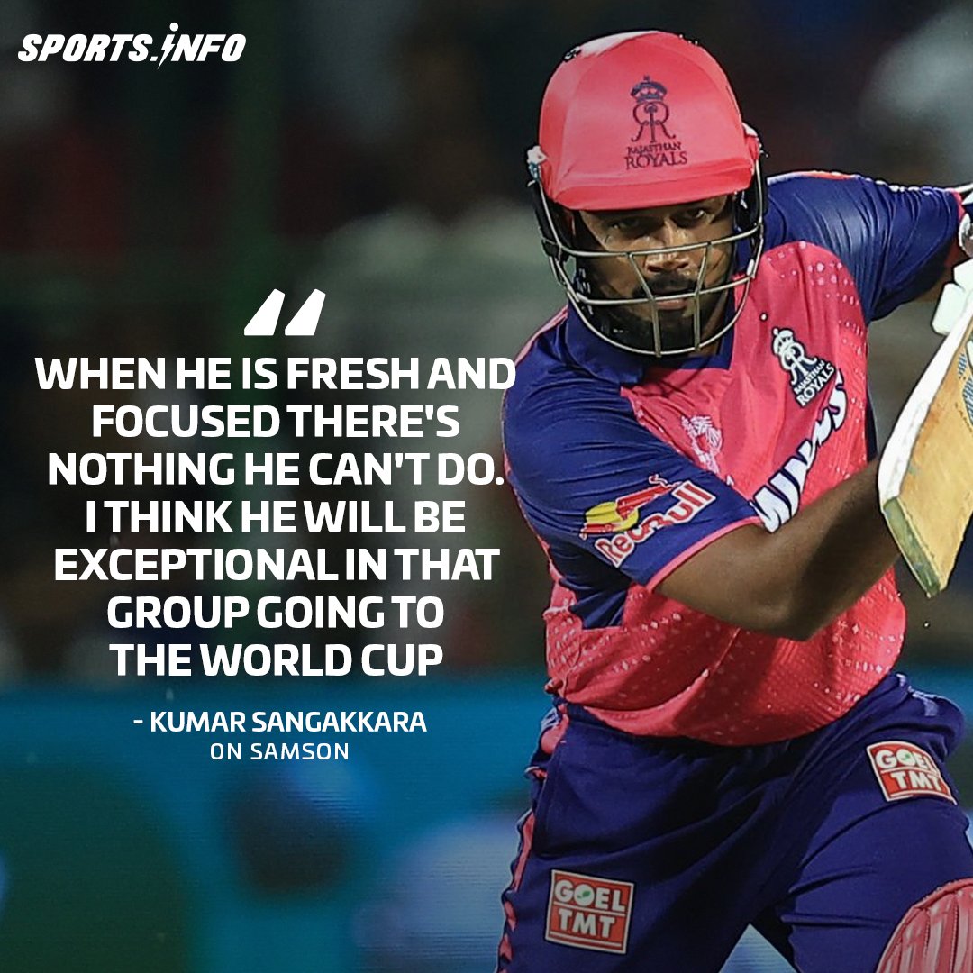 Kumar Sangakkara feels Sanju Samson can have a massive impact in the upcoming T20 World Cup .

#SanjuSamson #kumarsangakkara #IPL2024 #RR #T20WC2024 #SportsInfoCricket