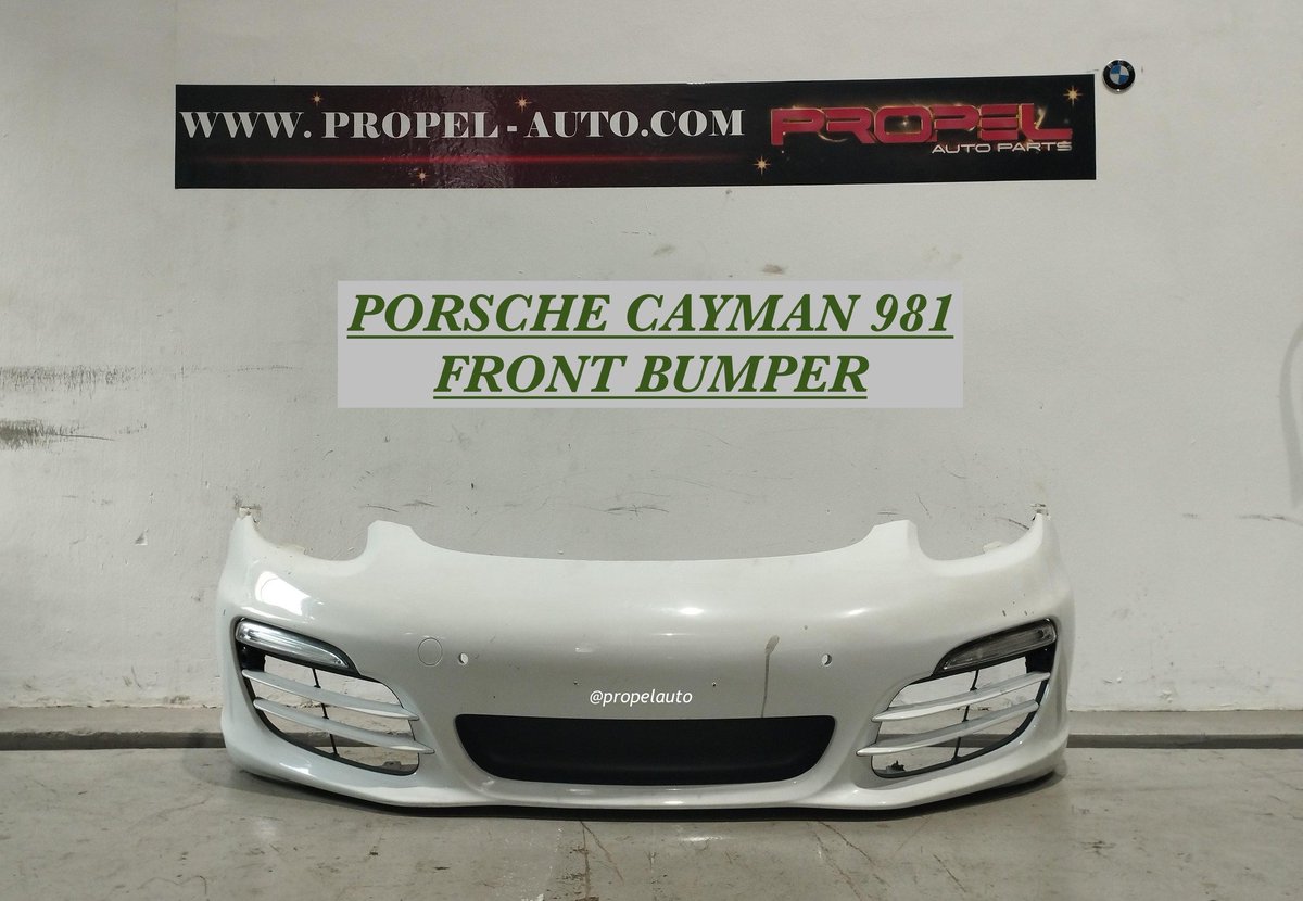Porsche Cayman 981 2013' Front Bumper available #ForSale Buy Genuine bumpers for your car at #PropelAutoParts #SG #LocalSupplier #GenuineParts #Porschecars #UsedParts #PremiumQuality #SGcars #Porsche #Cayman #Bumpers #PorscheParts #Front #Bumper #Carparts #Autoparts #BuyNow