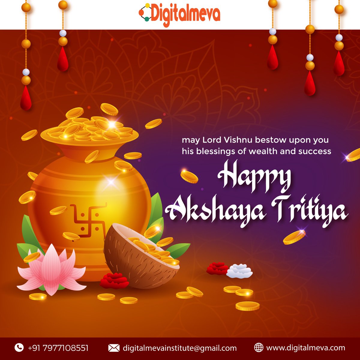 Happy Akshaya Tritiya 
#DigitalMarketing #digitalmarketingagency #digitalmarketing2024 #digitalmarketingtips #digitalmarketingcourse #digitalmarketingexpert #digitalmarketingbeginners #digitalmarketingstrategy #digitalmarketingtools #siddigital #digitalmeva