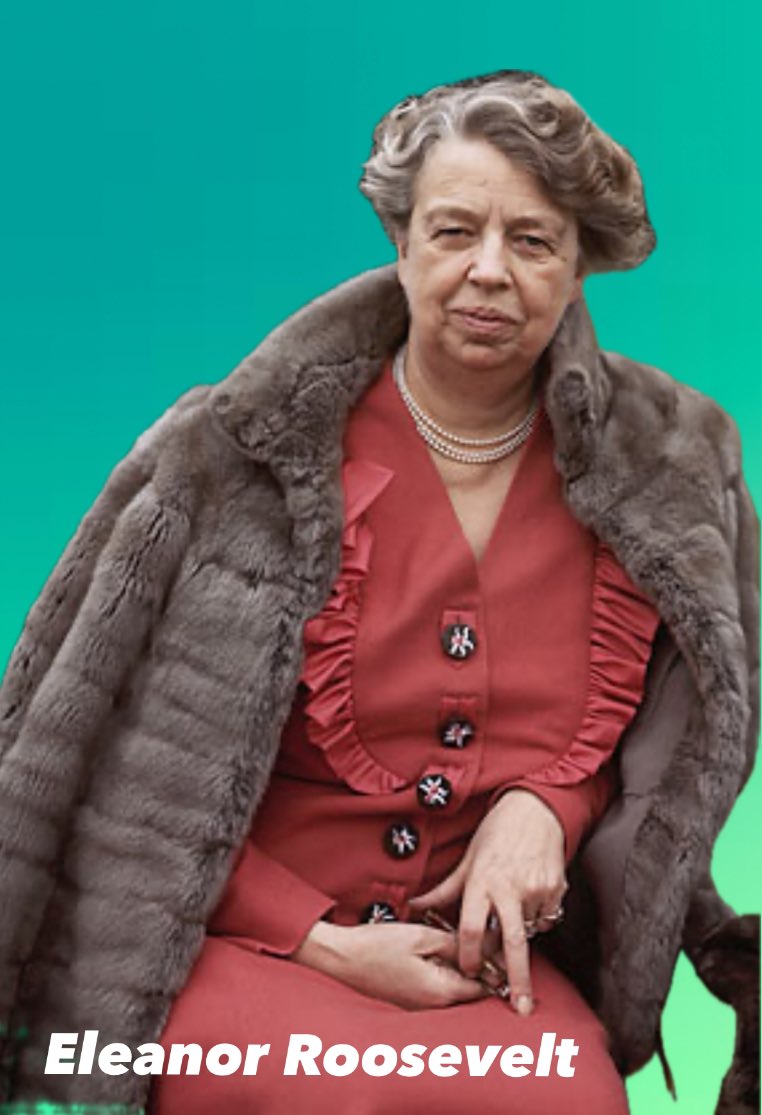 Today in HERstory 1953 – Eleanor Roosevelt lobbied Congress for a National Teachers’ Day. In 1985, the National PTA expanded her idea into Teacher Appreciation Week, held during the first full week in May, and co-sponsored by the National Education Association . #herstory