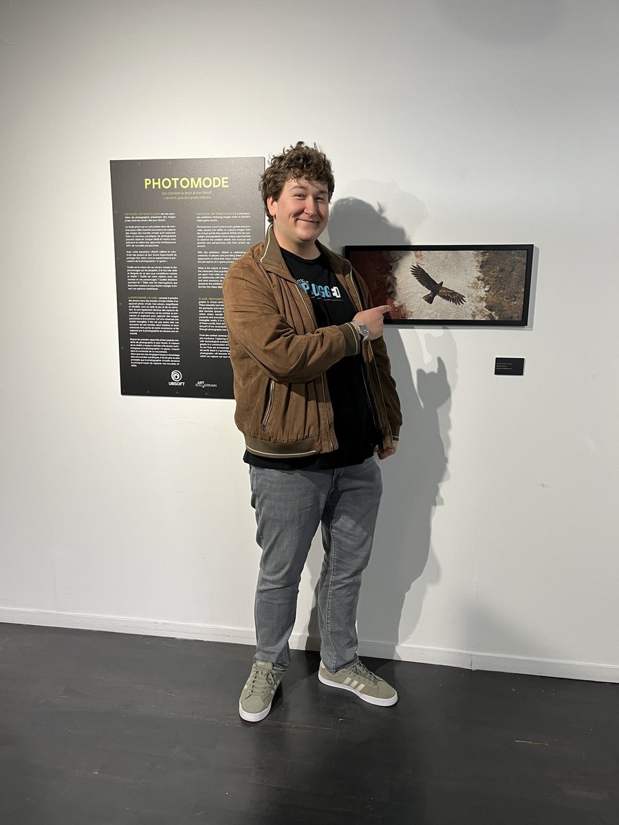 It was an absolute pleasure visiting the Photomode exhibition at @UbisoftMTL yesterday! Incredibly grateful, I enjoyed it so much! A massive thank you to everyone on the team ❤️