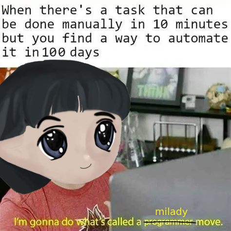 you should be able to auto encode tweets that you make from when you start owning your milady onchain with a little metadata layer around your milady so your milady can get your personality overtime

we will full fine tune your full personality into your milady 🫶🏼🫡