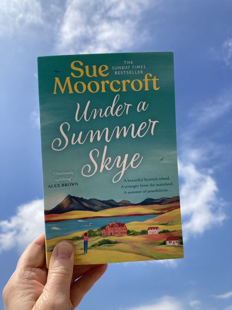 A Scottish island. A stranger from the mainland. A summer of possibilities… Congratulations to @SueMoorcroft on the publication of #UnderASummerSkye - the first book in the new Skye Sisters Trilogy! @julietpickering @BlakeFriedmann
