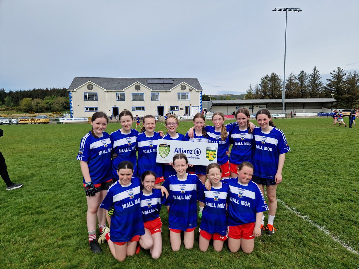 Girls teams today in @NaomhConaillGAA @KILLYBEGSGAA @CLGChillChartha @DungloeGAA @AllianzIreland