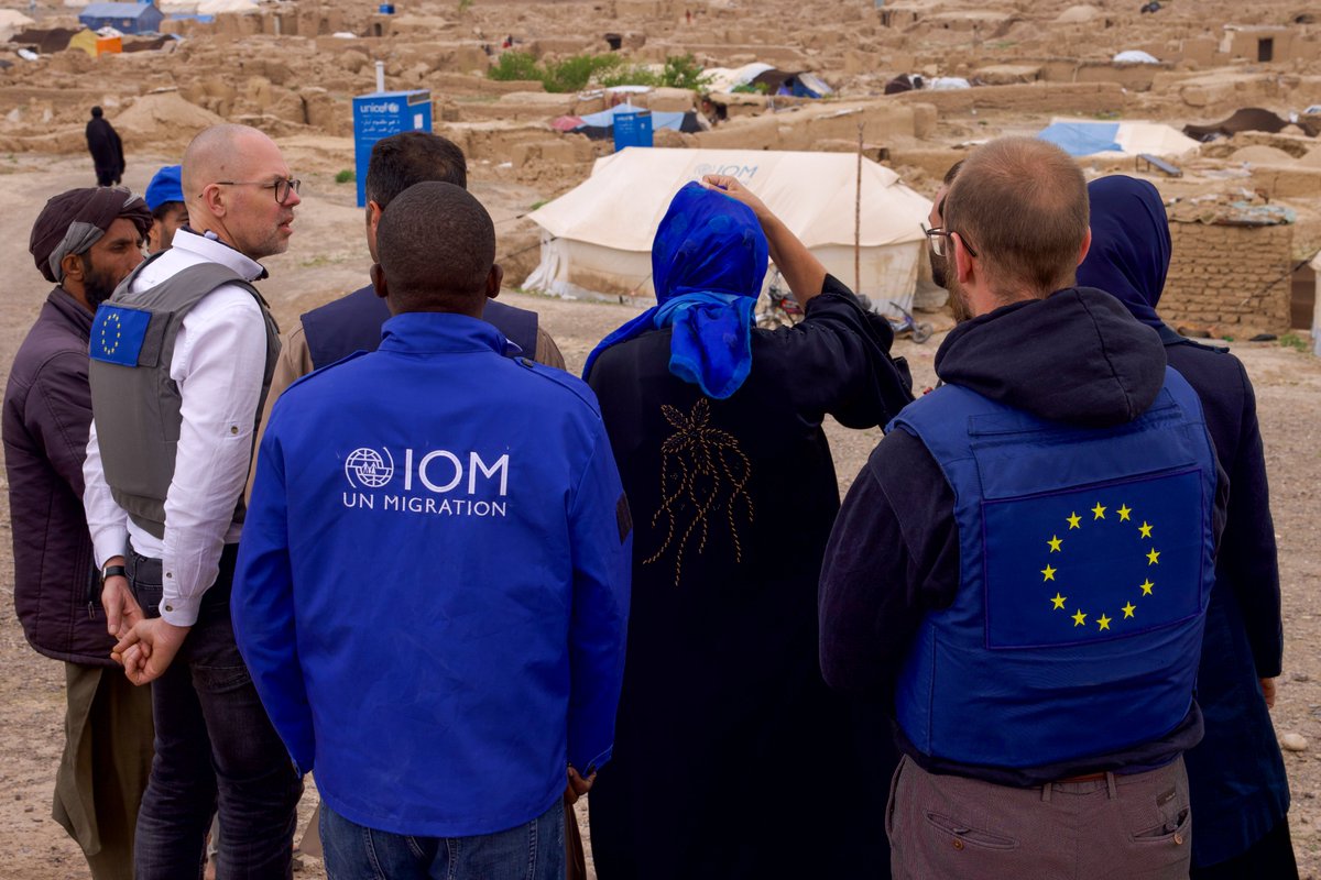 The European Union 🇪🇺 is a longstanding partner of IOM. Their continued support enables us to reach hundreds of thousands of returnees and other vulnerable communities in #Afghanistan. Happy #EuropeDay!