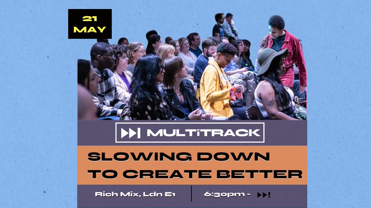 Exciting news! Multitrack Fellowship is back with an event you won't want to miss! We’ll be celebrating the return of the Multitrack Fellowship and holding an Open Space discussion investigating the question 'How can we slow down to create better?'