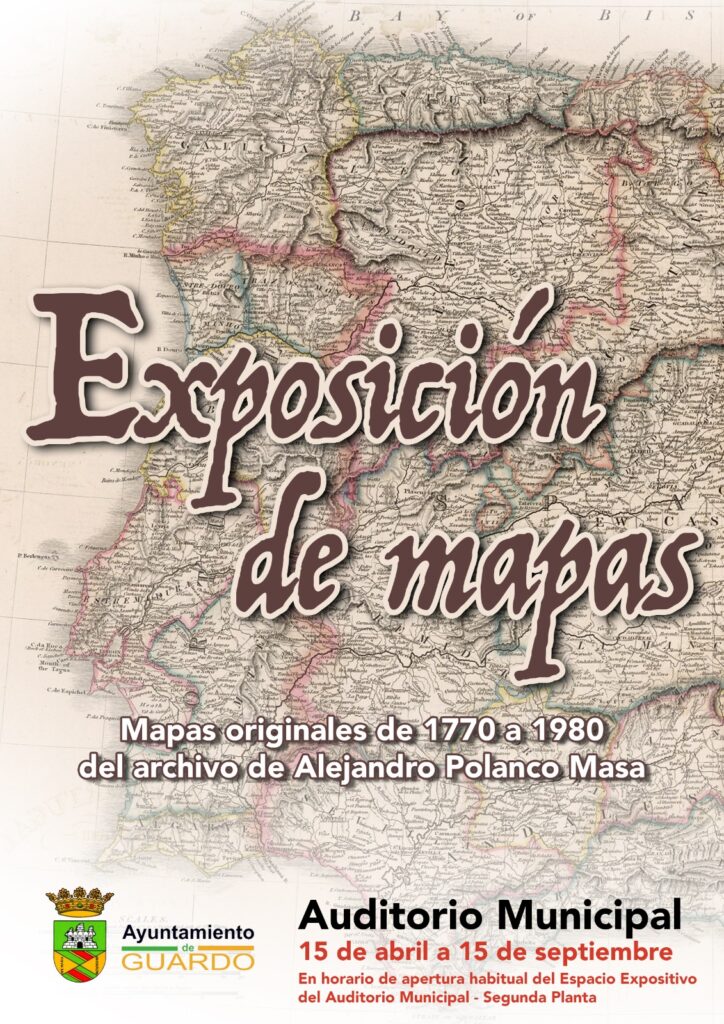 Os recuerdo que, de aquí hasta mediados de septiembre, está disponible en la auditorio de Guardo (Palencia, en plena Montaña Palentina), mi exposición cartográfica con mapas originales de los siglos XVIII, XIX y XX. :-) Más info: guardo.org/la-cartografia…