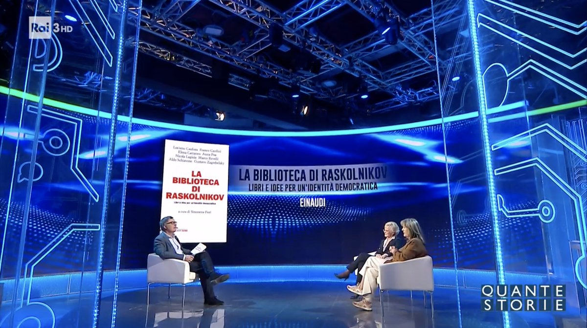 Che cos'è la democrazia e quanto contano i libri nella formazione di 'un buon democratico'? Ne parla ora @giorgiozanchini a #QuanteStorie con Simonetta Fiori e Elena Cattaneo ora a #QuanteStorie su #RaiTre