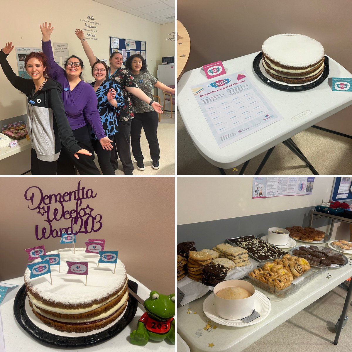 The Cake sale held on Ward 203 last Friday raised a fantastic £284.15 for <a href="/DementiaUK/">Dementia UK</a>. An amazing effort from the staff 💜 <a href="/LynseyHeald/">Lynsey Heald RN 💙</a> <a href="/UHDBTrust/">University Hospitals of Derby and Burton NHS FT</a>