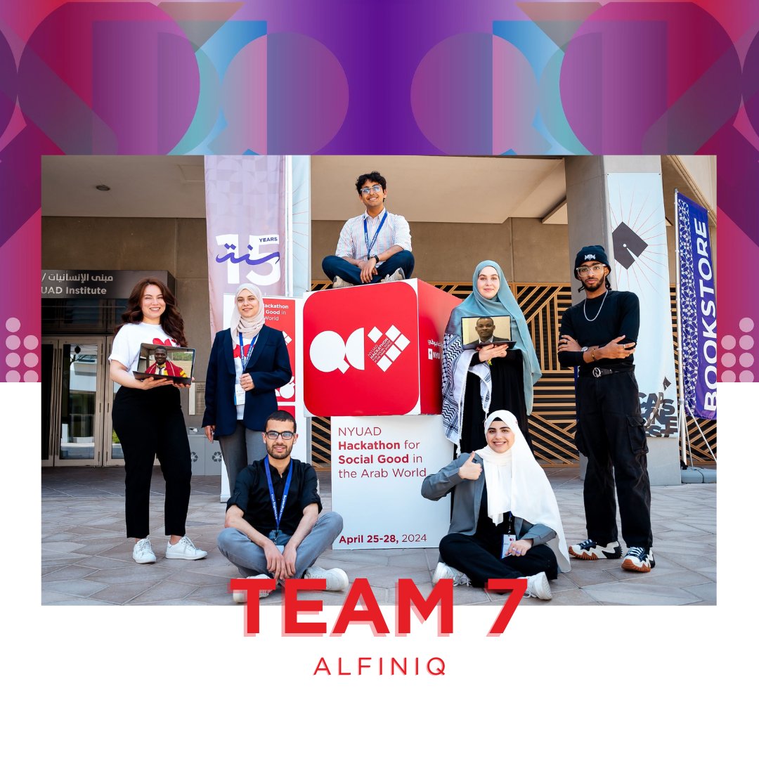 Introducing Team 7 - AlfiniQ | الفينيق. They're predicting genetic and infectious diseases emerging in populations that have survived catastrophes.

#NYUADHackathon2024Teams #NYUADHackathonTeams #NYUADHackathon