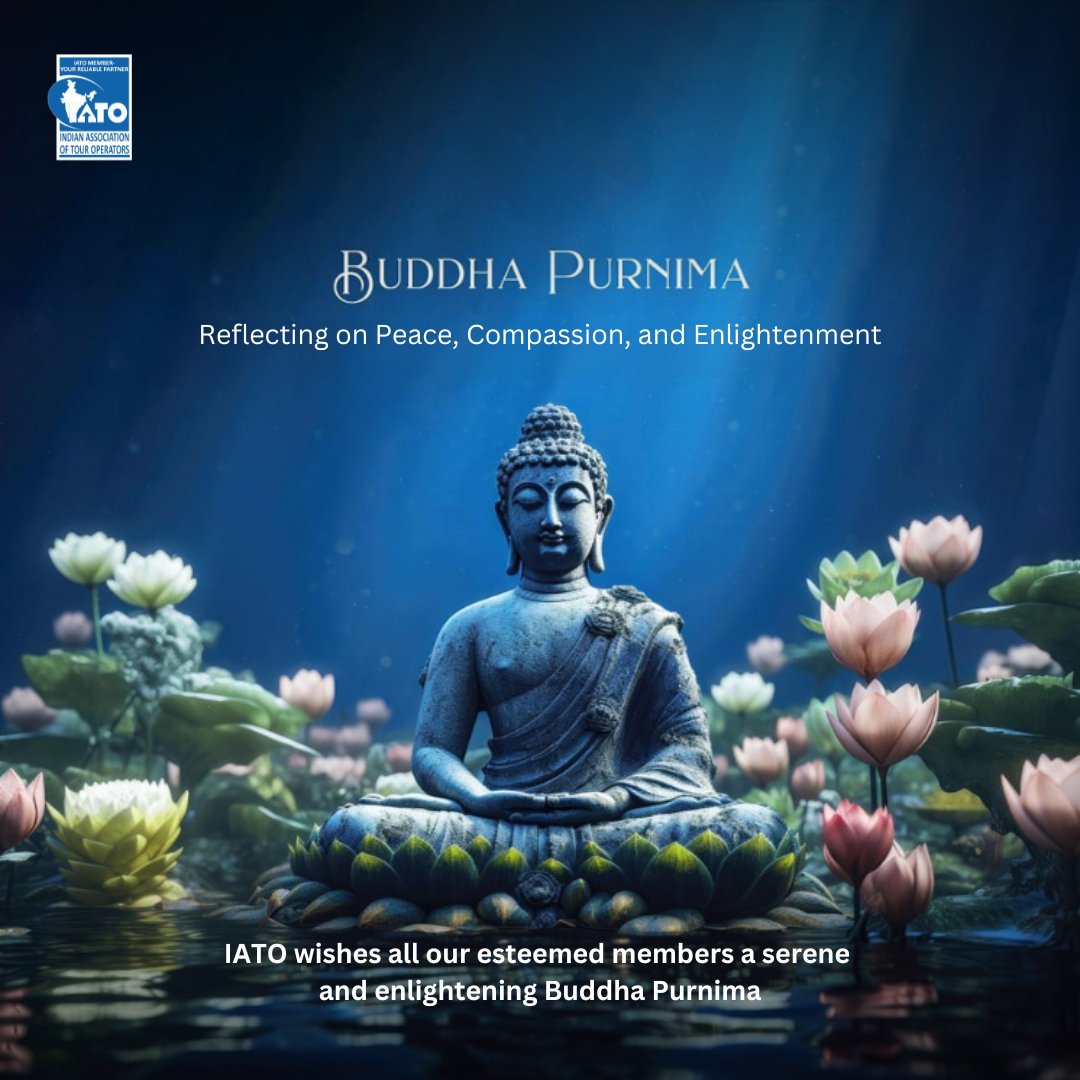 Today, on the auspicious occasion of Buddha Purnima, let's immerse ourselves in the profound teachings of Lord Buddha, embracing the virtues of compassion, mindfulness, and inner peace. #BuddhaPurnima #Buddhism #Enlightenment #Compassion #Mindfulness #IncredibleIndia #tourismgoi