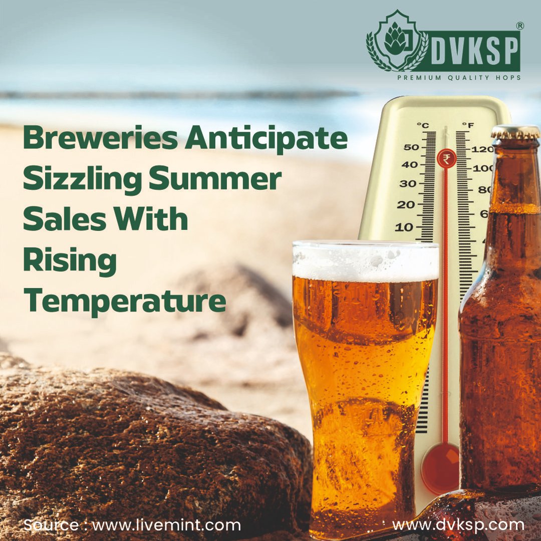 With India's hotter summer, Breweries & Beer companies anticipate a volume boost, countering dry days during the national election. #BeerSales #SummerWeather #IndustryOutlook 🍺#craftbeer #brewery #dvksp