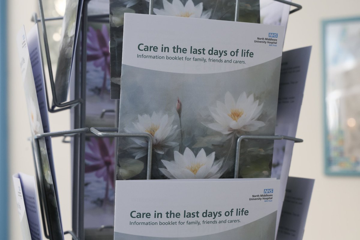 For #DyingMattersAwarenessWeek our #PalliativeCare team launched a booklet for people caring for patients nearing the end of life. It was a privilege for me to design this booklet to present the excellent content developed by our #PalliativeCare team @NorthMidNHS 🤍 #PatientCare