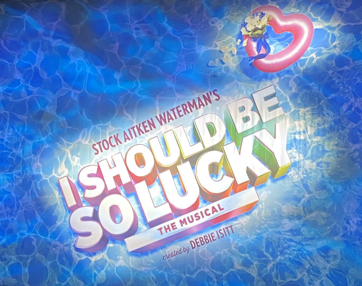 I had such a fantastic time watching @SoLuckyMusical last night @BGETheatre ! Got to spend time with my friend and mentor @DeborahIsitt who I love very much. My friends just shone so bright on that stage.