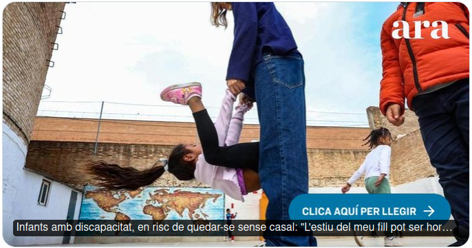 TotRaval's tweet photo. A proposta de centres educatius, AFES i entitats del #Raval, participants del Grup d'Educació Comunitària i el PIR, hem presentat una al·legació a les bases de les subvencions de #TEstiuMolt per a la inclusió d'infants amb discapacitat. Us ho expliquem🧵
https://t.co/WxCpnsDCLb https://t.co/p4ZSgH5kB1