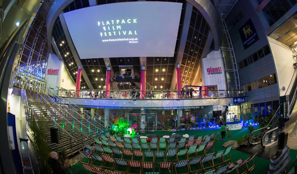 .@flatpack Festival kicks off tomorrow in Brum! 📽️🌟 From diving into Creativity and AI at The Exchange to an outside screening of Carrie at @BhamBotanicalGd, the unique film festival allows you to see cinema in a completely different light. Tickets 👉 bit.ly/3UwiYQi