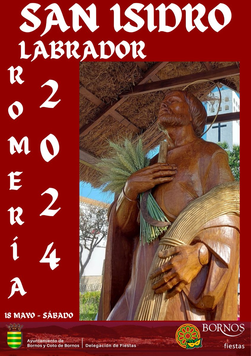 El próximo sábado 18 de mayo tendrá lugar en #CotoDeBornos la tradicional Romería en honor a San Isidro Labrador.