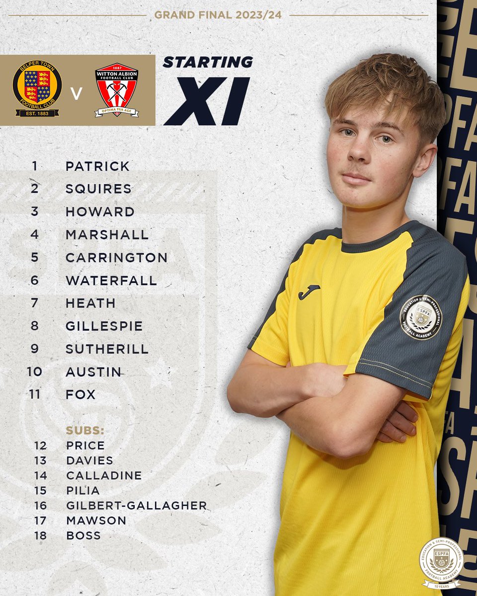 ESPFA (@espfacademy) on Twitter photo #ESPFAGrandFinal2024 TEAM LINE-UP: ESPFA Derbyshire (<a href="/BelperTownFC/">๐๐ฒ๐น๐ฝ๐ฒ๐ฟ ๐ง๐ผ๐๐ป | ๐ฃ๐ช๐ช๐ฅ</a>) #ESPFAGrandFinal2024 TEAM LINE-UP: ESPFA Derbyshire (<a href="/BelperTownFC/">๐๐ฒ๐น๐ฝ๐ฒ๐ฟ ๐ง๐ผ๐๐ป | ๐ฃ๐ช๐ช๐ฅ</a>)