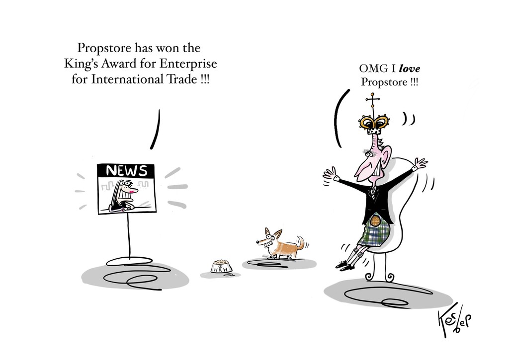 We are proud to announce that Propstore is one of the 252 organizations nationally to be recognized with a prestigious King’s Award for Enterprise, which celebrates our excellence in International Trade. 

Art: Neil Kerber 

Find out more about it here: thedailybrit.co.uk/film-tv-memora…