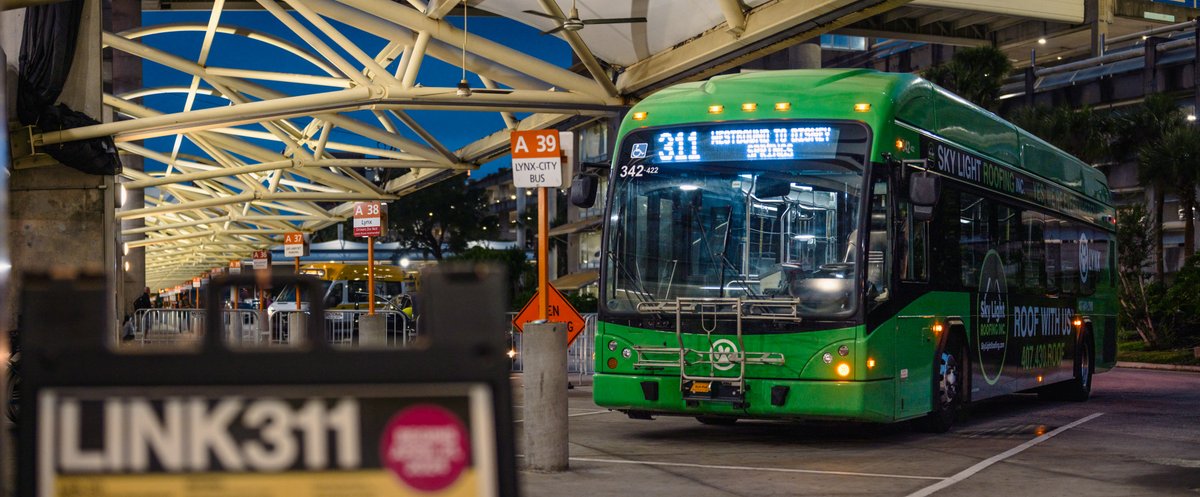 Happy Thursday from the Link 311 route @MCO. Learn more about Link 311: ow.ly/SSSy50RnxXA