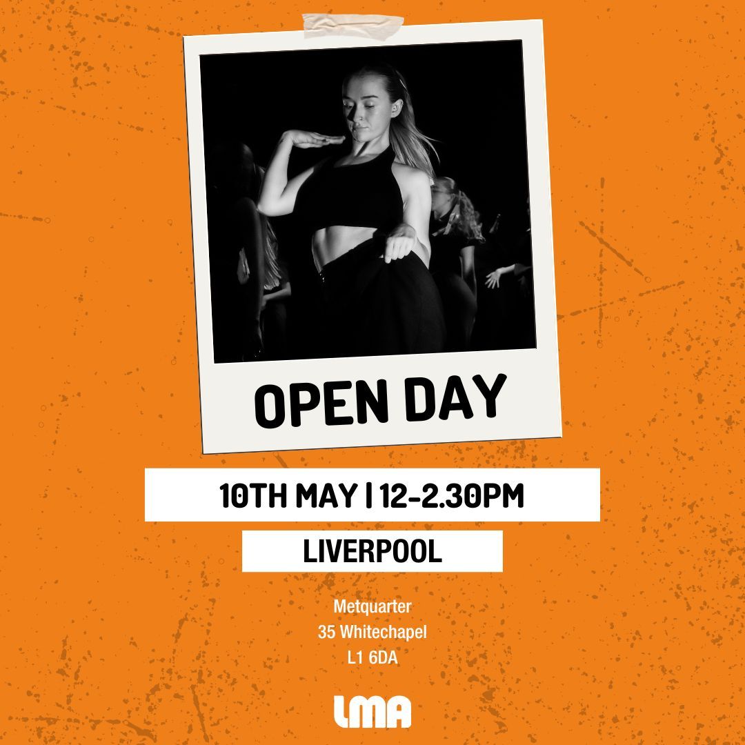 Hey Liverpool! 📣 Want to find out how to kickstart your creative career? Be sure to sign up for our Liverpool campus open day tomorrow via the link in our bio 🧡 #openday #jointhefamily #performingarts #creatives #youngcreatives #creativeuniversity