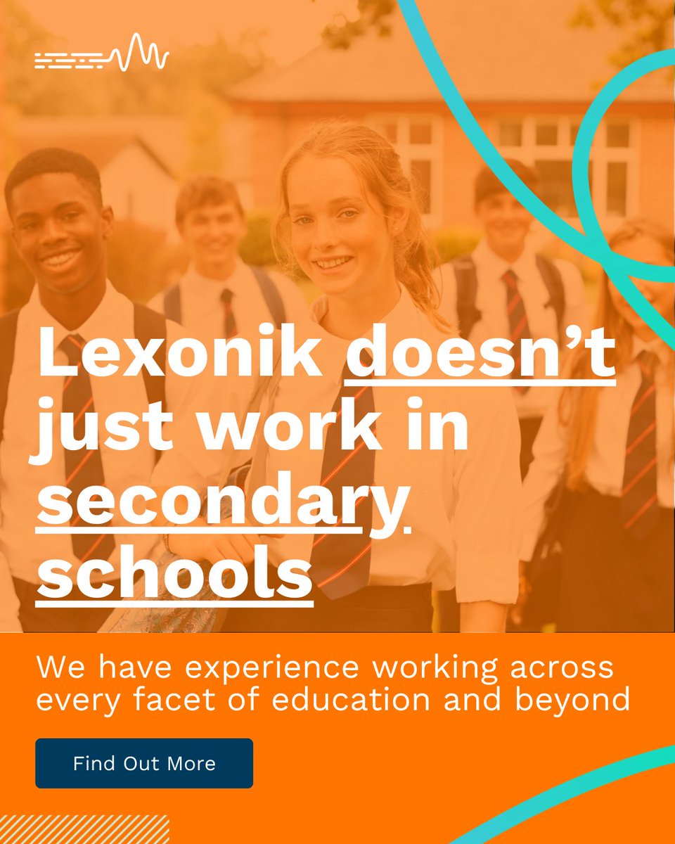 Lexonik doesn’t just work in secondary schools👀 We have experience working across every facet of education and beyond📚 Alternative Provisions, Post-16, Primary and even adult learners have all benefitted from our interventions🤩 Get in touch today➡️ lexonik.co.uk