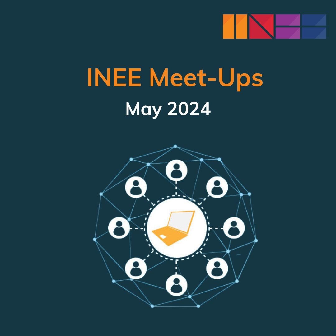 📣 INEE Meet-Ups kick off next week! Join your EiE colleagues between 15-31 May in any of 50+ virtual events. All Meet-Ups are FREE, OPEN to all! See the full lists on each language version of this page: inee.org/events/inee-me…