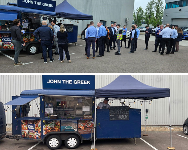 Last week our UK HQ hosted our global sales team. Each team led presentations &amp; participated in thought-provoking discussions, offering valuable insights into our customers' diverse needs worldwide. The day concluded with a delicious lunch provided by 'John The Greek.'