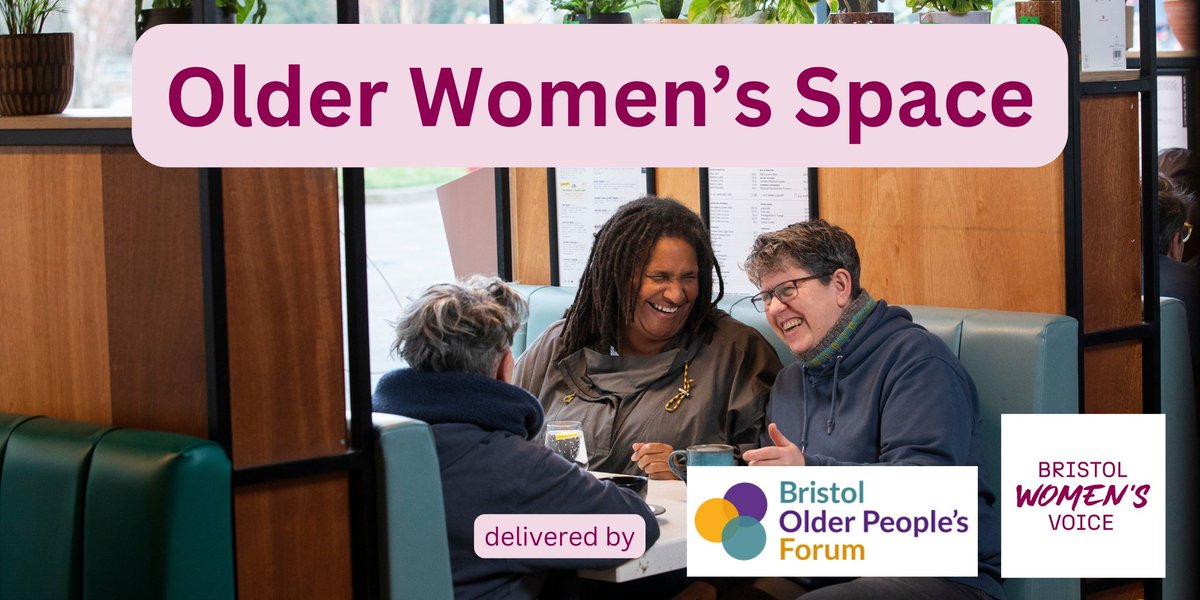 We are excited to be partnering with @BristolOPF to explore older women's visibility and voice. Join us on Wed 15 May from 11am at the Station. More info here: eventbrite.co.uk/e/older-womens…