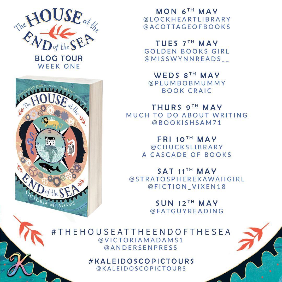 Today I am on another blog tour with another author interview. This time for The House at the End of the Sea by Victoria M. Adams: buff.ly/2z5Grh8 @andersenpress, @kaleidoscopicbt #TheHouseAtTheEndOfTheSea