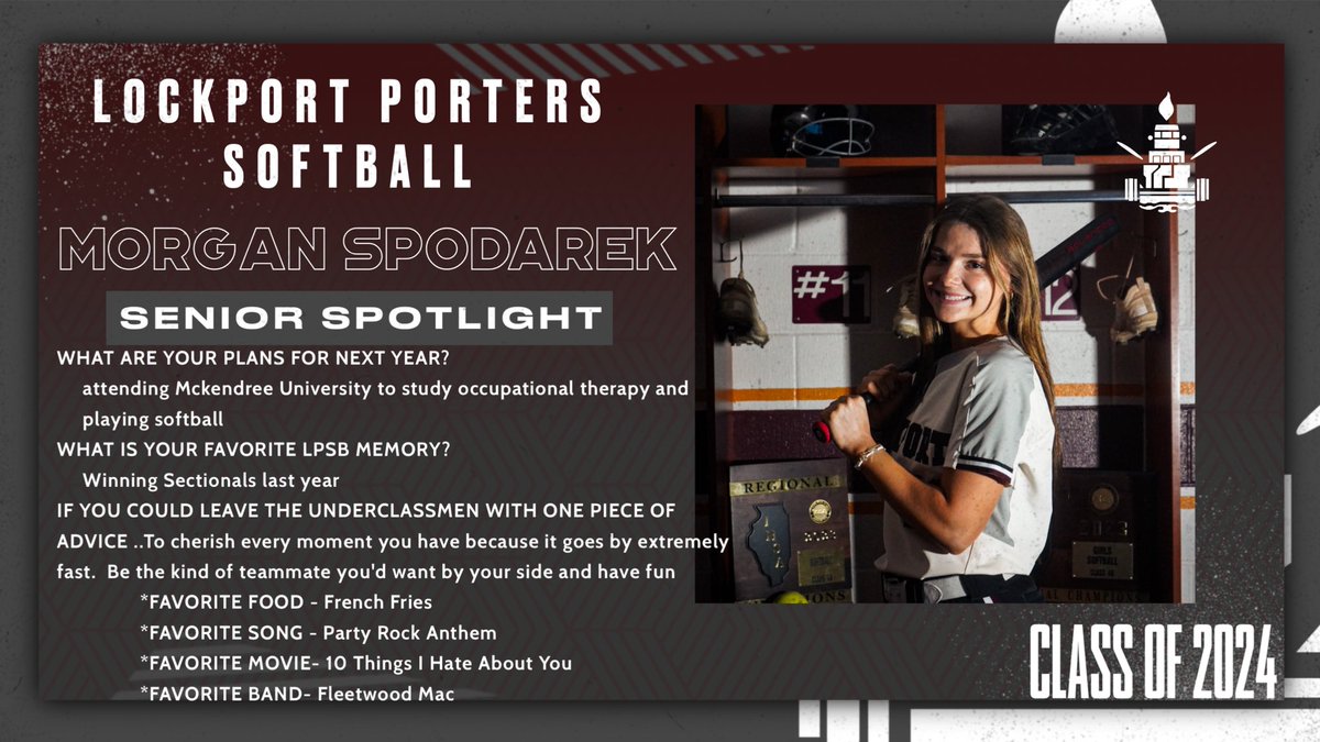 Senior Spotlight!
Morgan Spodarek #19
❤️🥎❤️🥎❤️
#lthsathletics