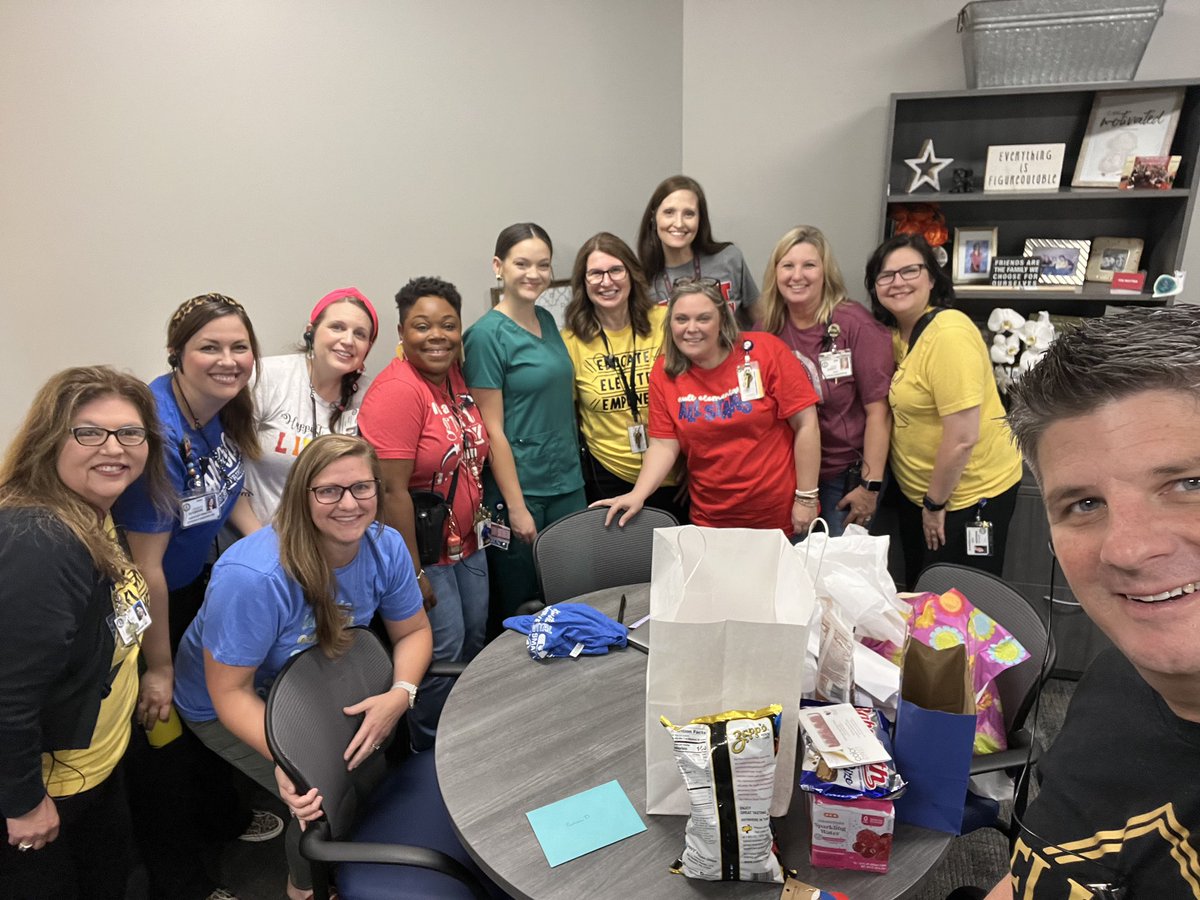 We loved showering our nurse, Mrs. Bucanek, with her favorite things for National School Nurse Day! Thank you, Nurse B, for all you do for our school!