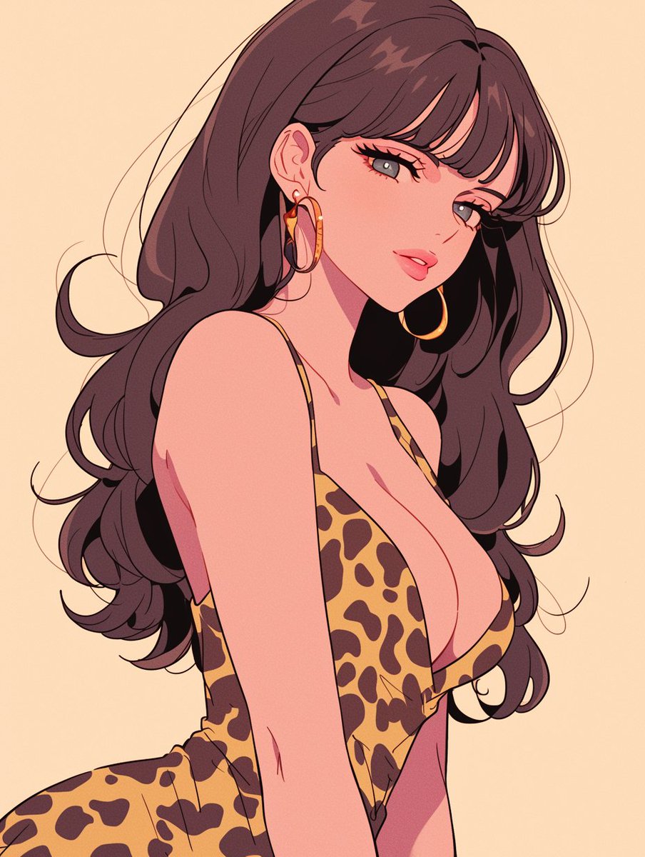 Ms. Leopard🐆👩‍🦰

#AIgirl #leopard #animegirl #retrostyle
